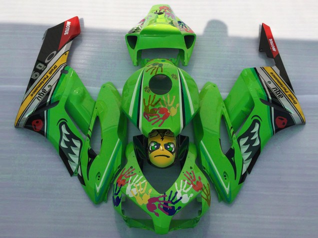 Green Shark 2004-2005 Honda CBR1000RR Motorcycle Fairings Green Shark 2004-2005 Honda CBR1000RR Motorcycle Fairings