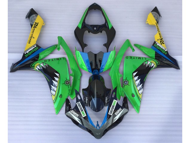 Green Shark 2007-2008 Yamaha R1 Motorcycle Fairings Green Shark 2007-2008 Yamaha R1 Motorcycle Fairings
