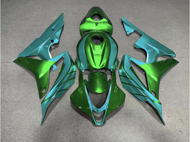 Green & Teal 2007-2008 Honda CBR600RR Motorcycle Fairings Green & Teal 2007-2008 Honda CBR600RR Motorcycle Fairings