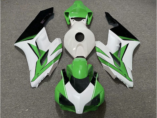 Green White and Black Gloss 2004-2005 Honda CBR1000RR Motorcycle Fairings Green White and Black Gloss 2004-2005 Honda CBR1000RR Motorcycle Fairings