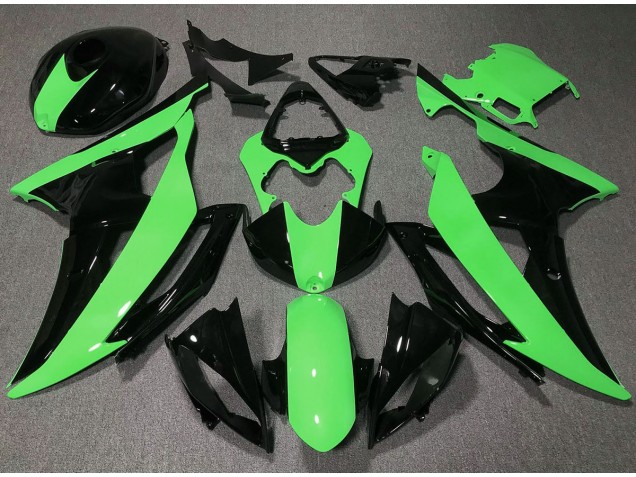 High Viz Green 2008-2016 Yamaha R6 Motorcycle Fairings High Viz Green 2008-2016 Yamaha R6 Motorcycle Fairings