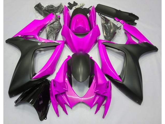 Hot Pink 2006-2007 Suzuki GSXR 600-750 Motorcycle Fairings Hot Pink 2006-2007 Suzuki GSXR 600-750 Motorcycle Fairings