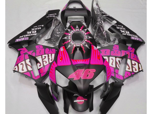 Hot Pink Rossi Repsol 2003-2004 Honda CBR600RR Motorcycle Fairings Hot Pink Rossi Repsol 2003-2004 Honda CBR600RR Motorcycle Fairings
