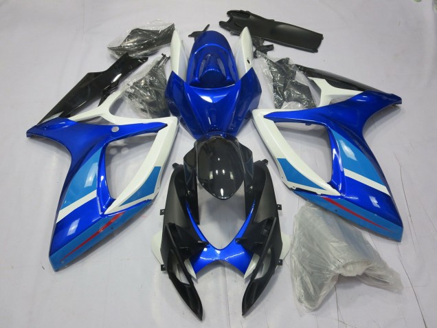 Light and Dark Blue 2006-2007 Suzuki GSXR 600-750 Motorcycle Fairings Light and Dark Blue 2006-2007 Suzuki GSXR 600-750 Motorcycle Fairings