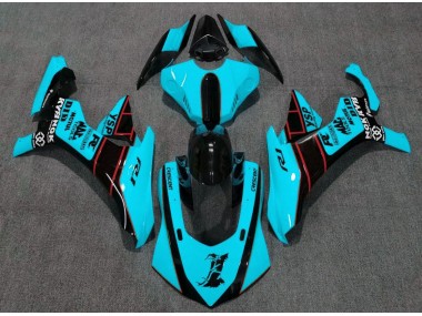 Light Blue 2015-2019 Yamaha R1 Motorcycle Fairings
