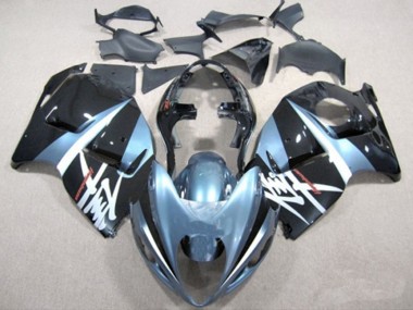 Light Blue and Black 1997-2007 Suzuki GSXR 1300 Motorcycle Fairings