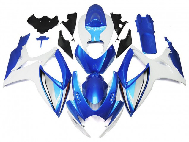 Light Blue and Deep Blue OEM Style 2006-2007 Suzuki GSXR 600-750 Motorcycle Fairings Light Blue and Deep Blue OEM Style 2006-2007 Suzuki GSXR 600-750 Motorcycle Fairings