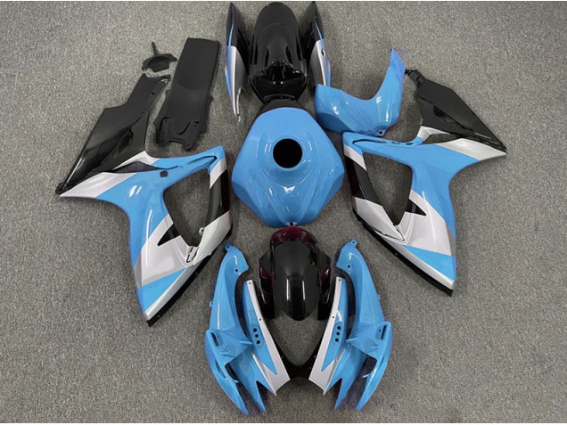 Light Blue Design 2006-2007 Suzuki GSXR 600-750 Motorcycle Fairings Light Blue Design 2006-2007 Suzuki GSXR 600-750 Motorcycle Fairings