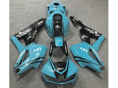 Light Blue & Logos 2013-2020 Honda CBR600RR Motorcycle Fairings
