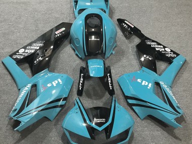 Light Blue & Logos 2013-2020 Honda CBR600RR Motorcycle Fairings