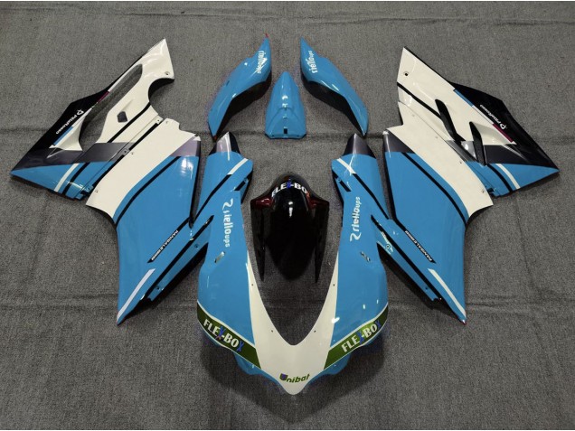 Light Blue OEM Style 2015-2017 Ducati 959 1299 Motorcycle Fairings Light Blue OEM Style 2015-2017 Ducati 959 1299 Motorcycle Fairings
