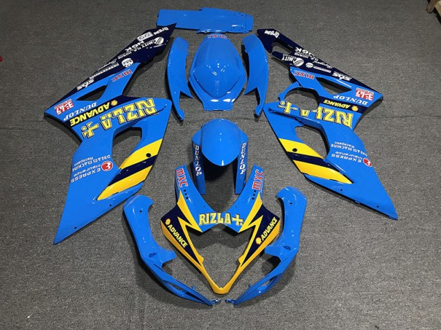 Light Blue Rizla 2005-2006 Suzuki GSXR 1000 Motorcycle Fairings Light Blue Rizla 2005-2006 Suzuki GSXR 1000 Motorcycle Fairings