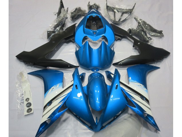 Light Blue & White 2004-2006 Yamaha R1 Motorcycle Fairings Light Blue & White 2004-2006 Yamaha R1 Motorcycle Fairings
