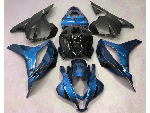 Light Blue with Black 2009-2012 Honda CBR600RR Motorcycle Fairings Light Blue with Black 2009-2012 Honda CBR600RR Motorcycle Fairings