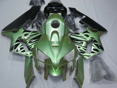 Light Green Flame 2005-2006 Honda CBR600RR Motorcycle Fairings