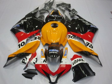 Light Orange Repsol 2009-2012 Honda CBR600RR Motorcycle Fairings
