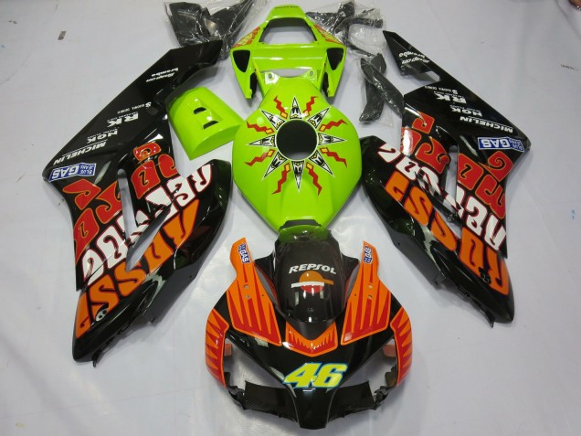 Lime Rossi 2004-2005 Honda CBR1000RR Motorcycle Fairings Lime Rossi 2004-2005 Honda CBR1000RR Motorcycle Fairings