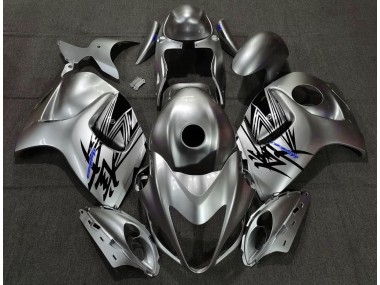 Liquid Silver & Blue 2008-2019 Suzuki GSXR 1300 Motorcycle Fairings