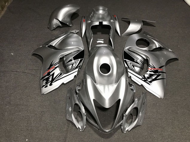Liquid Silver & Red 2008-2019 Suzuki GSXR 1300 Motorcycle Fairings Liquid Silver & Red 2008-2019 Suzuki GSXR 1300 Motorcycle Fairings
