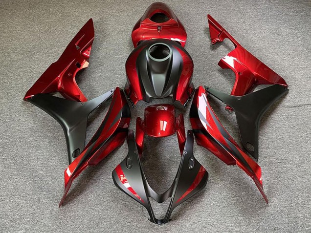 Maroon Red 2007-2008 Honda CBR600RR Motorcycle Fairings Maroon Red 2007-2008 Honda CBR600RR Motorcycle Fairings