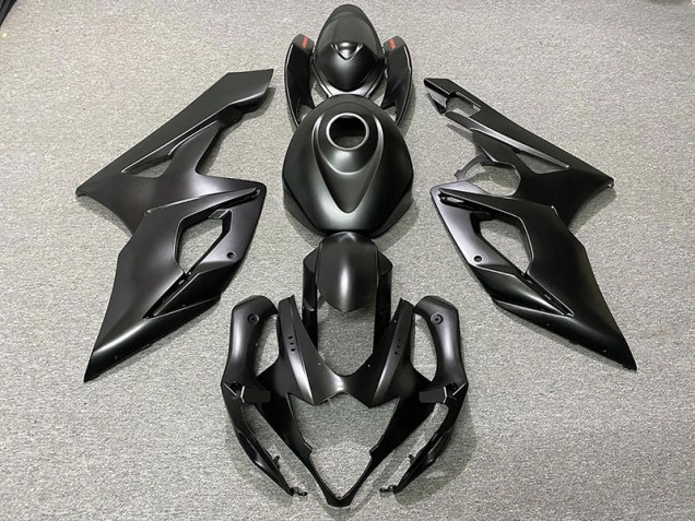 Matte Black 2005-2006 Suzuki GSXR 1000 Motorcycle Fairings Matte Black 2005-2006 Suzuki GSXR 1000 Motorcycle Fairings