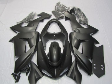 Matte Black 2006-2007 Kawasaki ZX10R Motorcycle Fairings