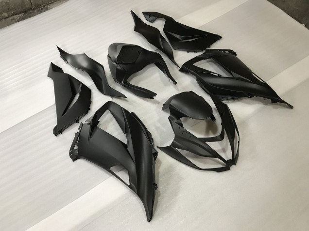 Matte Black 2013-2018 Kawasaki ZX6R Motorcycle Fairings Matte Black 2013-2018 Kawasaki ZX6R Motorcycle Fairings