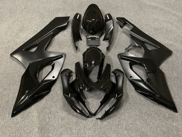 Matte Black and Gloss Black 2005-2006 Suzuki GSXR 1000 Motorcycle Fairings Matte Black and Gloss Black 2005-2006 Suzuki GSXR 1000 Motorcycle Fairings