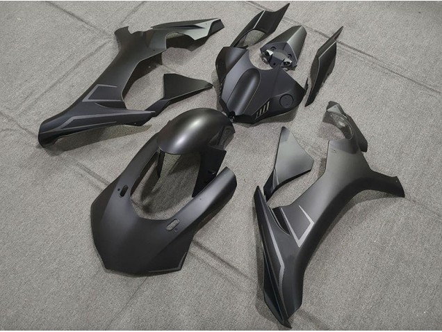 Matte Black Custom Logos 2015-2019 Yamaha R1 Motorcycle Fairings Matte Black Custom Logos 2015-2019 Yamaha R1 Motorcycle Fairings