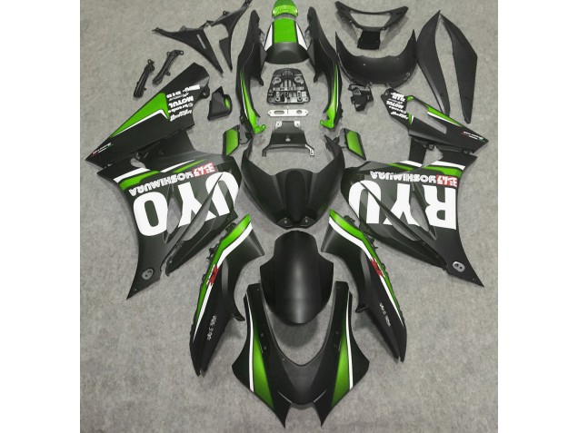 Matte Black & Green 2017-2019 Suzuki GSXR 1000 Motorcycle Fairings Matte Black & Green 2017-2019 Suzuki GSXR 1000 Motorcycle Fairings