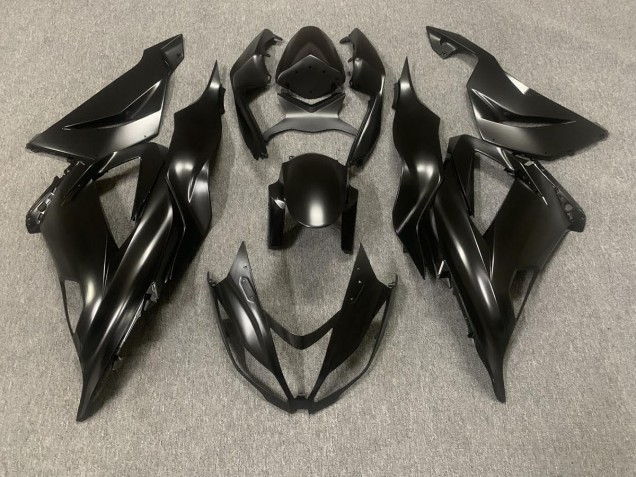 Matte Black & Protective Coat 2013-2018 Kawasaki ZX6R Motorcycle Fairings Matte Black & Protective Coat 2013-2018 Kawasaki ZX6R Motorcycle Fairings