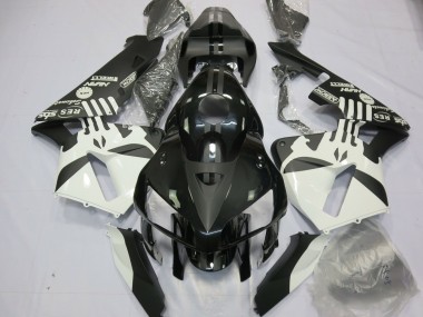 Matte Black & Puisher Logos 2005-2006 Honda CBR600RR Motorcycle Fairings