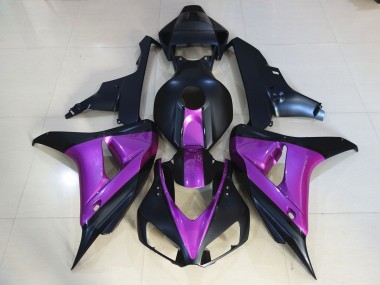 Matte Black Purple 2006-2007 Honda CBR1000RR Motorcycle Fairings
