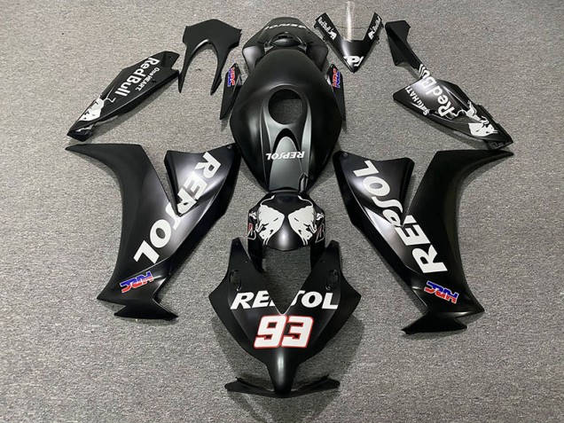 Matte Black Repsol 2012-2016 Honda CBR1000RR Motorcycle Fairings Matte Black Repsol 2012-2016 Honda CBR1000RR Motorcycle Fairings