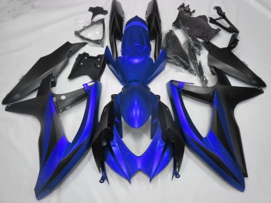Matte Blue No R 2008-2010 Suzuki GSXR 600-750 Motorcycle Fairings