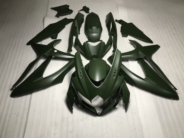 Matte Green 2008-2010 Suzuki GSXR 600-750 Motorcycle Fairings Matte Green 2008-2010 Suzuki GSXR 600-750 Motorcycle Fairings