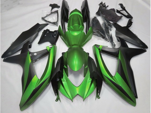 Matte Green No R 2008-2010 Suzuki GSXR 600-750 Motorcycle Fairings Matte Green No R 2008-2010 Suzuki GSXR 600-750 Motorcycle Fairings
