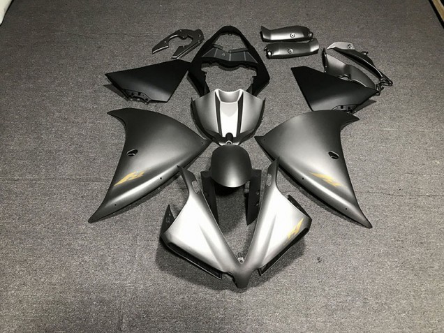 Matte Grey 2013-2014 Yamaha R1 Motorcycle Fairings Matte Grey 2013-2014 Yamaha R1 Motorcycle Fairings