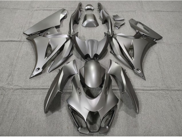 Matte Gunmetal Grey 2017-2019 Suzuki GSXR 1000 Motorcycle Fairings Matte Gunmetal Grey 2017-2019 Suzuki GSXR 1000 Motorcycle Fairings