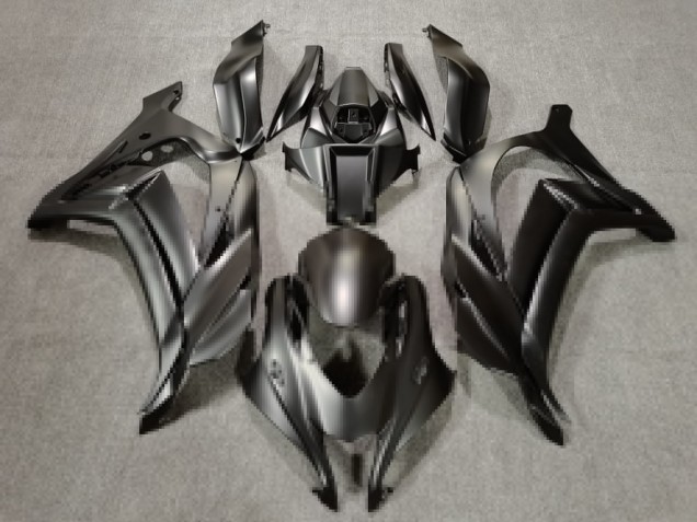 Matte Metal Silver 2016-2019 Kawasaki ZX10R Motorcycle Fairings Matte Metal Silver 2016-2019 Kawasaki ZX10R Motorcycle Fairings