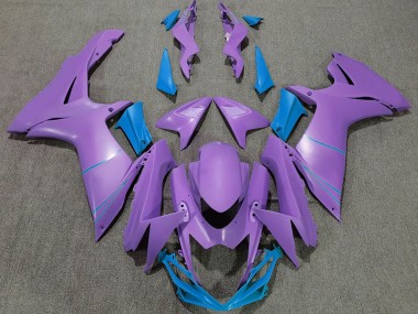 Matte Purple & Blue 2011-2020 Suzuki GSXR 600-750 Motorcycle Fairings