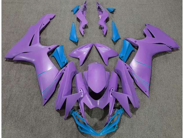 Matte Purple & Blue 2011-2020 Suzuki GSXR 600-750 Motorcycle Fairings Matte Purple & Blue 2011-2020 Suzuki GSXR 600-750 Motorcycle Fairings