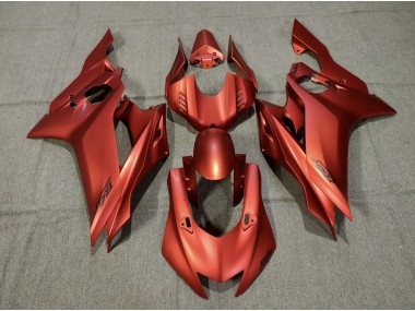 Matte Red 2017-2019 Yamaha R6 Motorcycle Fairings