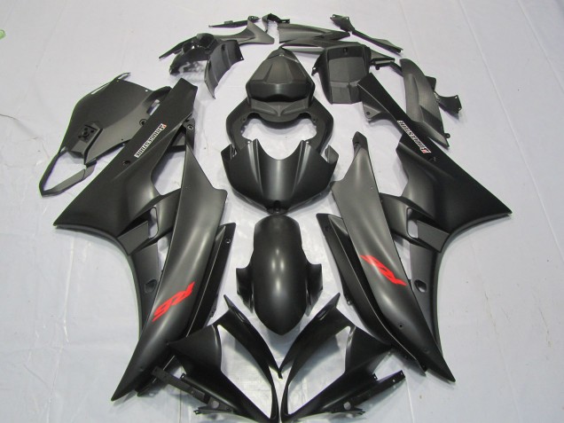 Matte Red Decal 2006-2007 Yamaha R6 Motorcycle Fairings Matte Red Decal 2006-2007 Yamaha R6 Motorcycle Fairings