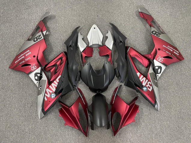 Matte Red Motorrad 2009-2018 BMW S1000RR Motorcycle Fairings Matte Red Motorrad 2009-2018 BMW S1000RR Motorcycle Fairings