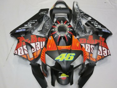 Matte Rossi Design 2003-2004 Honda CBR600RR Motorcycle Fairings