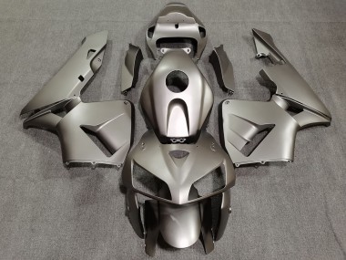 Matte Silver 2005-2006 Honda CBR600RR Motorcycle Fairings