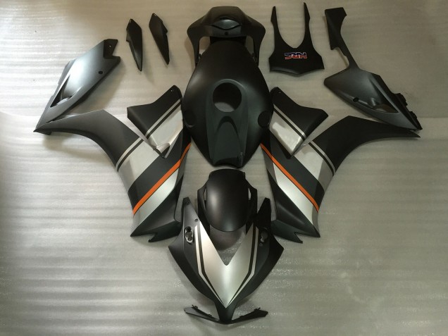 Matte Silver and Black 2012-2016 Honda CBR1000RR Motorcycle Fairings Matte Silver and Black 2012-2016 Honda CBR1000RR Motorcycle Fairings