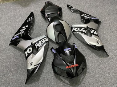Matte Silver Repsol 2006-2007 Honda CBR1000RR Motorcycle Fairings