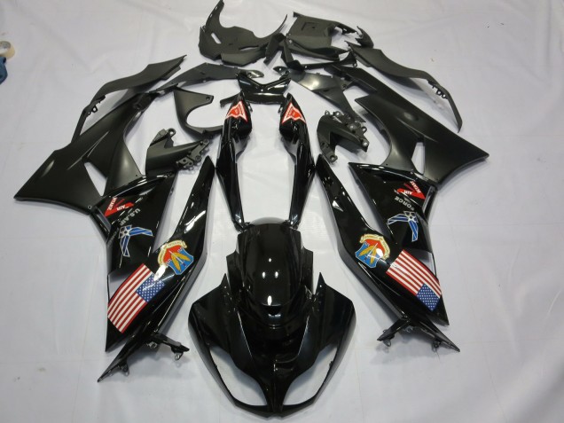 Merica 2009-2012 Kawasaki ZX6R Motorcycle Fairings Merica 2009-2012 Kawasaki ZX6R Motorcycle Fairings